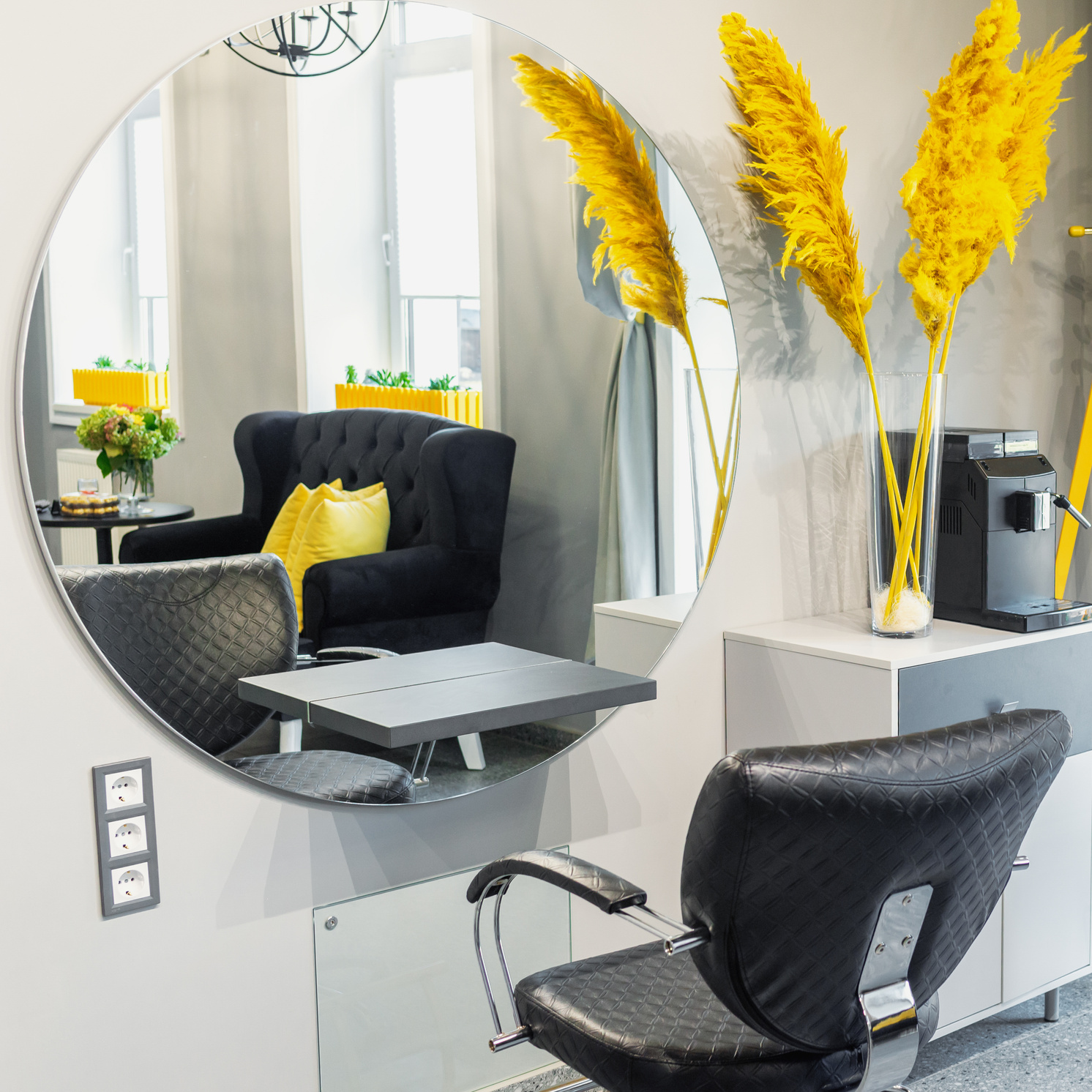 Interior of Modern Beauty Salon